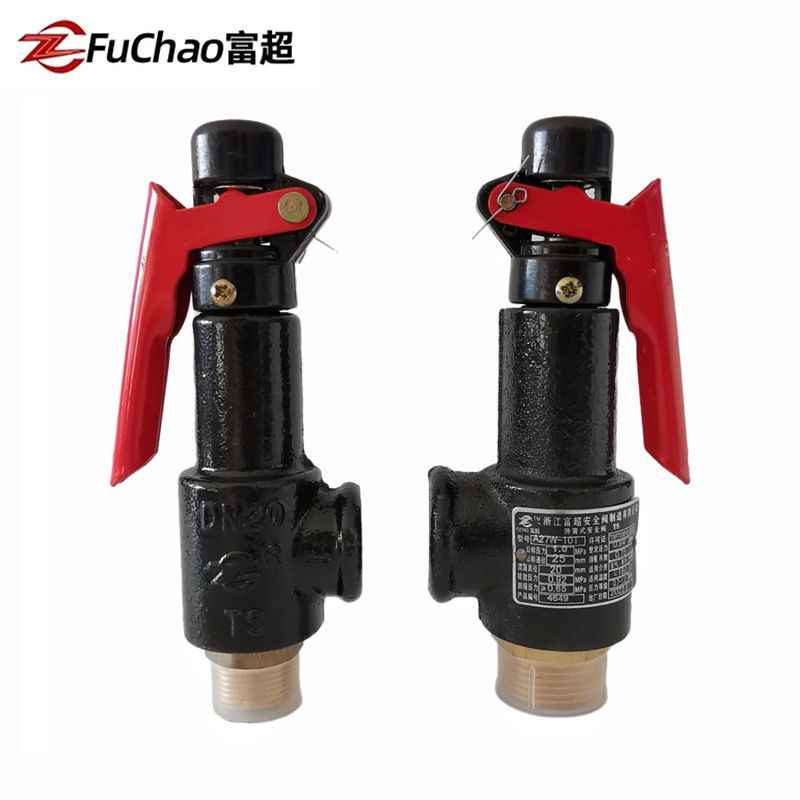 A27W-10T空压机储气罐安全阀 富超弹簧微启式安全阀泄压阀 可代检