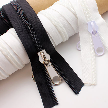 帐篷特大3/5/7/8/10号尼龙车篷蚊帐拉链里外拉双面厚拉锁辅料配件