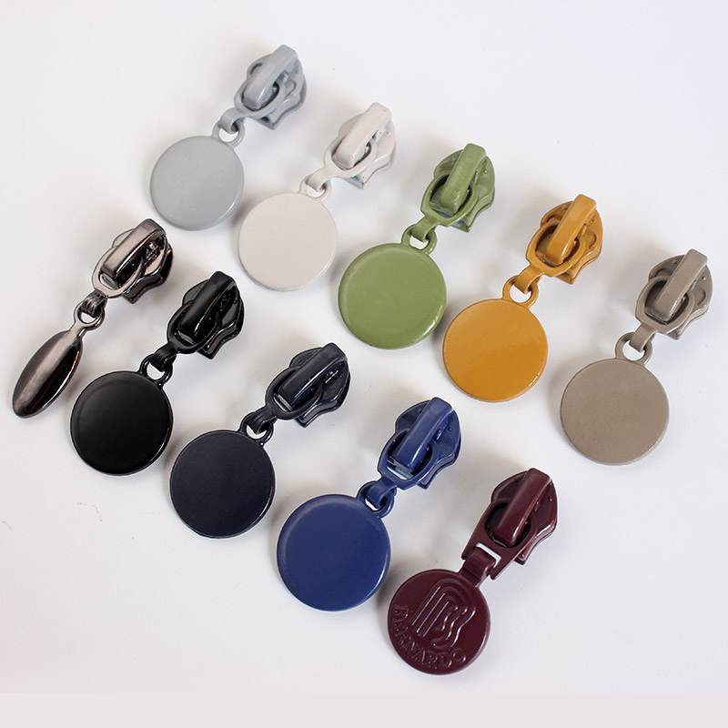 5号7号尼龙拉链用金属材质拉头彩色箱包书包衣服拉链配件拉链头