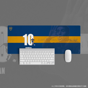 鼠标垫超大办公键盘桌足球迷用品礼物阿根廷boca博卡青年里克尔梅