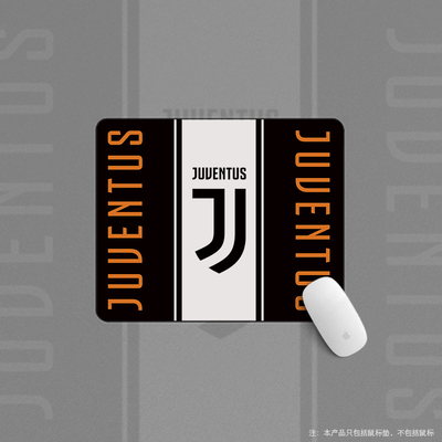 足球纪念品尤文图斯JUVENTUS 布面鼠标垫橡胶球迷用品意大利