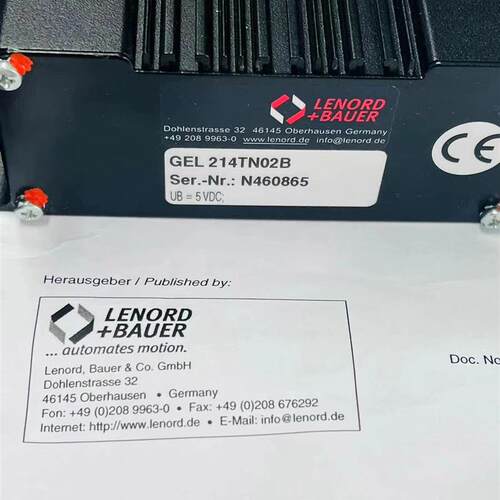 LENORD+BAUER蓝宝GEL214TN02B信号转接盒(请询价)