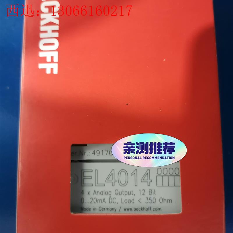 倍福EL4014 带包装,议价(请询价)