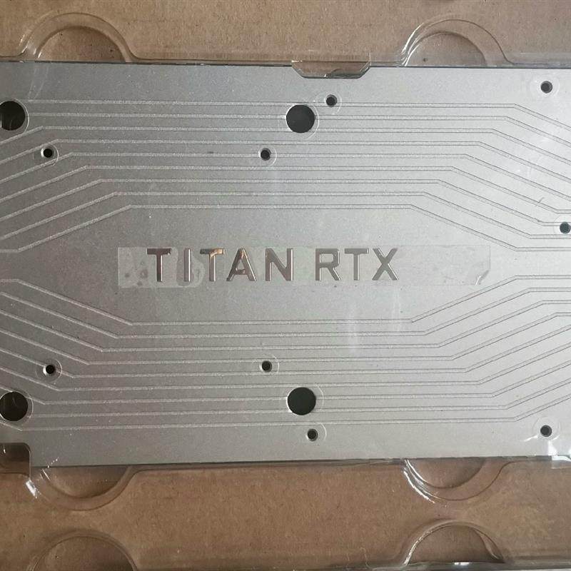 Titan rtx金色款公版显卡背板 带膜(请询价)