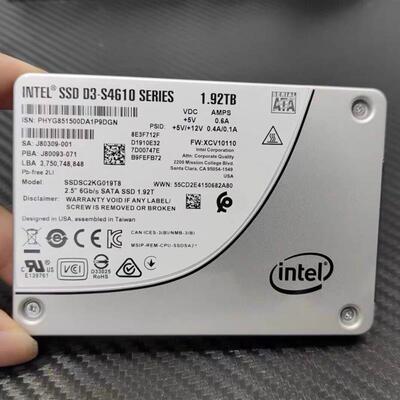 出英特尔S4610. 1.92TB固态硬盘(请询价)