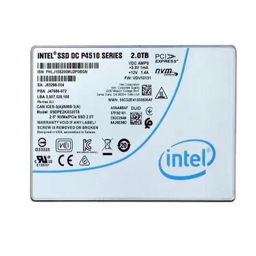 出英特尔P4510  2T. 4T固态硬盘,企业级固态硬盘,(请询价)