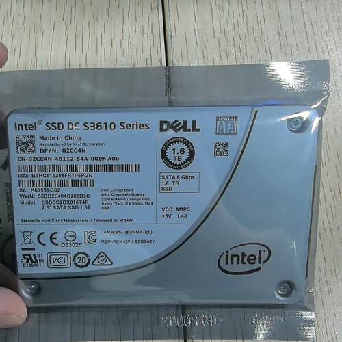 INTEL/英特尔S3610.1.6T固态硬盘,企业级。戴尔(请询价)