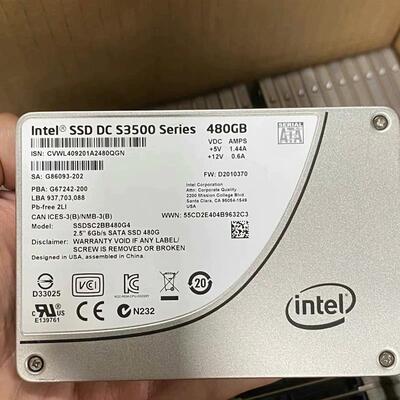 英特尔 S3500 800G 480G MLC 企业级固态(请询价)