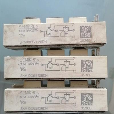 拆机SKM100GB128ND模块三只,60一只包好包邮,需(请询价)