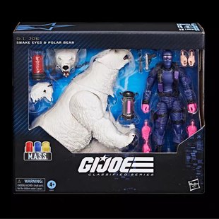 孩之宝 GIJOE 特种部队 161 面具人北极熊套装 6寸可动人偶模型