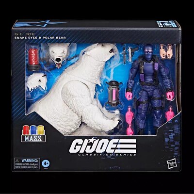 孩之宝 GIJOE 特种部队 161 面具人北极熊套装 6寸可动人偶模型