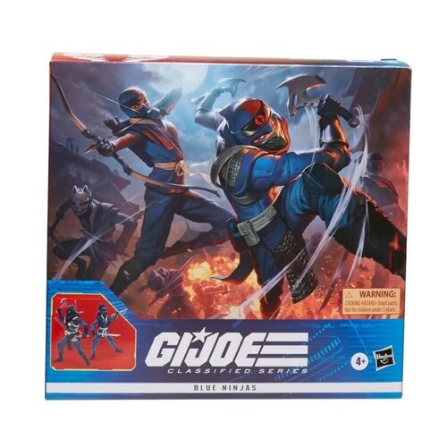 现货 孩之宝 GIJOE 特种部队 51 眼镜蛇忍者双人套装 6寸可动人偶
