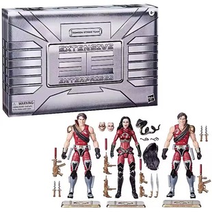 现货 孩之宝 GIJOE 特种部队 82 男爵夫人三人套装双胞胎 6寸可动