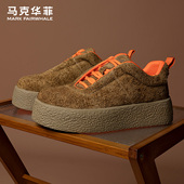 2025冬季 新款 潮流时尚 马克华菲复古男鞋 厚底舒适户外低帮休闲板鞋