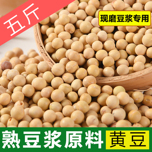 商用现磨五谷豆浆原料包杂粮袋装 5斤装 专用黄豆 打豆浆 熟黄豆