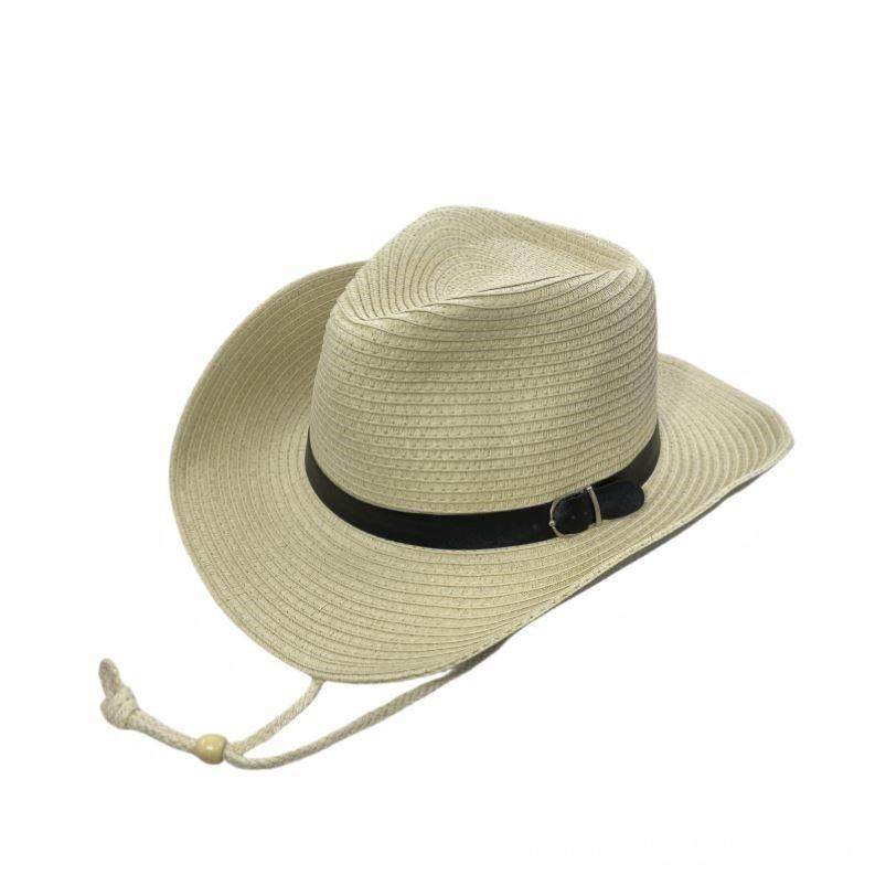 男士编织遮阳太阳帽巴拿马草帽男款防晒爸爸中老年礼帽凉帽夏季天