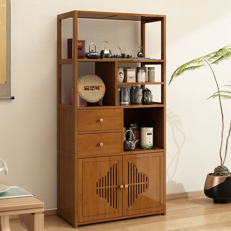 茶架子置物架茶室茶叶展示柜新中式客厅小型博古架茶具摆放收纳架