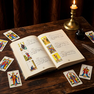 塔罗牌说明书中文 经典解密指南新手入门套装专业全彩A5指导166页