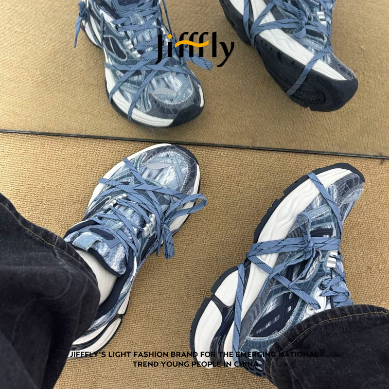 Jifffly老爹鞋男2025秋冬新款ins潮流百搭厚底增高时尚休闲运动鞋