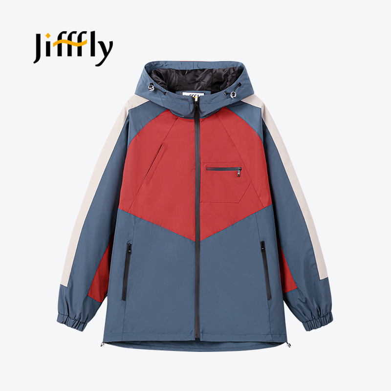 jifffly户外登山防风防雨冲锋衣