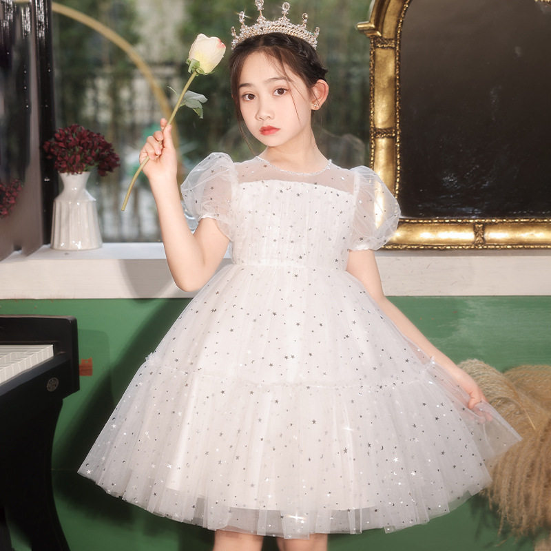 女童礼服连衣裙夏儿童钢琴演出服
