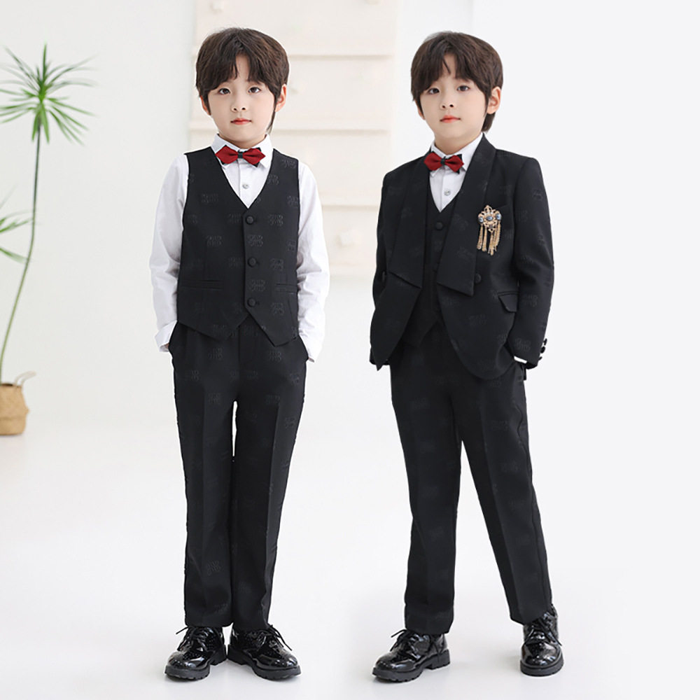 儿童西服套装韩版花童小西装礼服