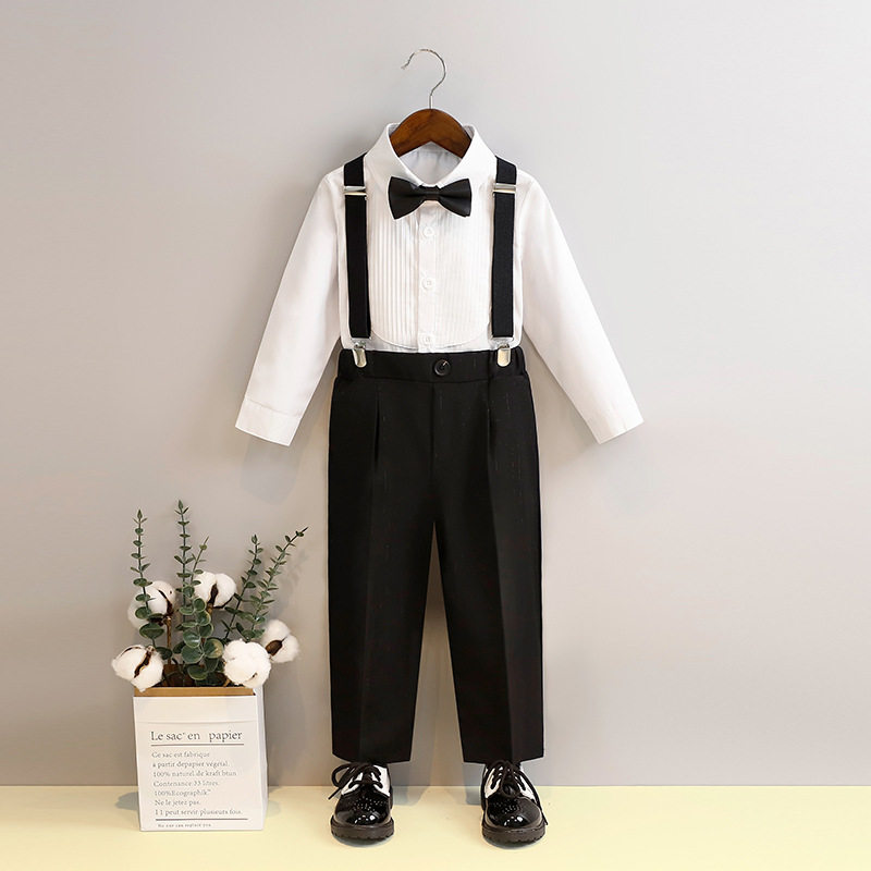 帅气男童礼服夏小西装套装