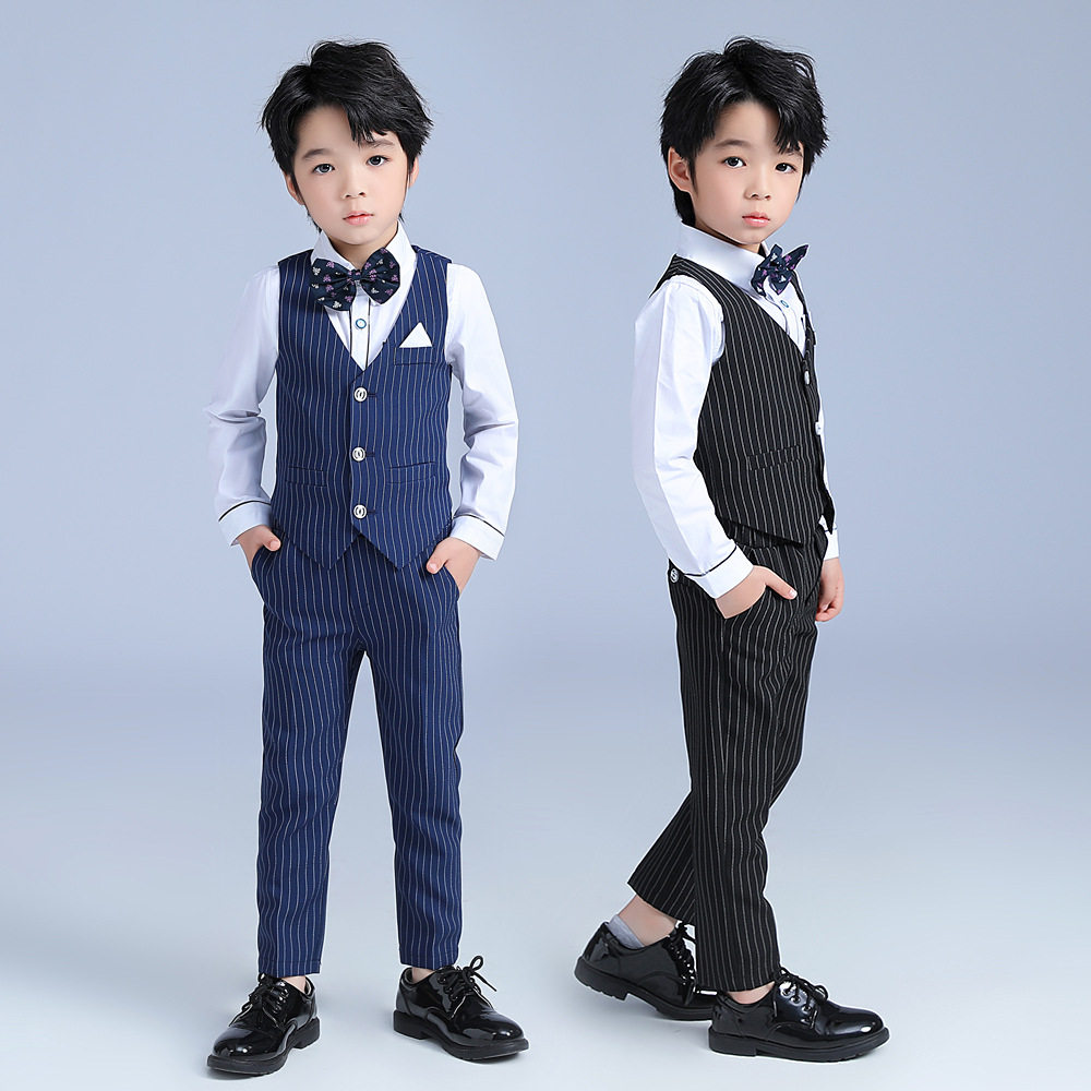 男童礼服套装儿童舞台主持演出服