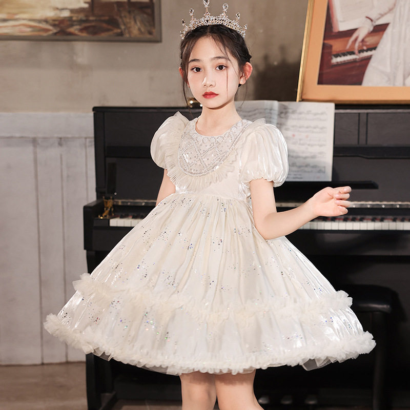 女童公主裙蓬蓬裙儿童演出礼服裙