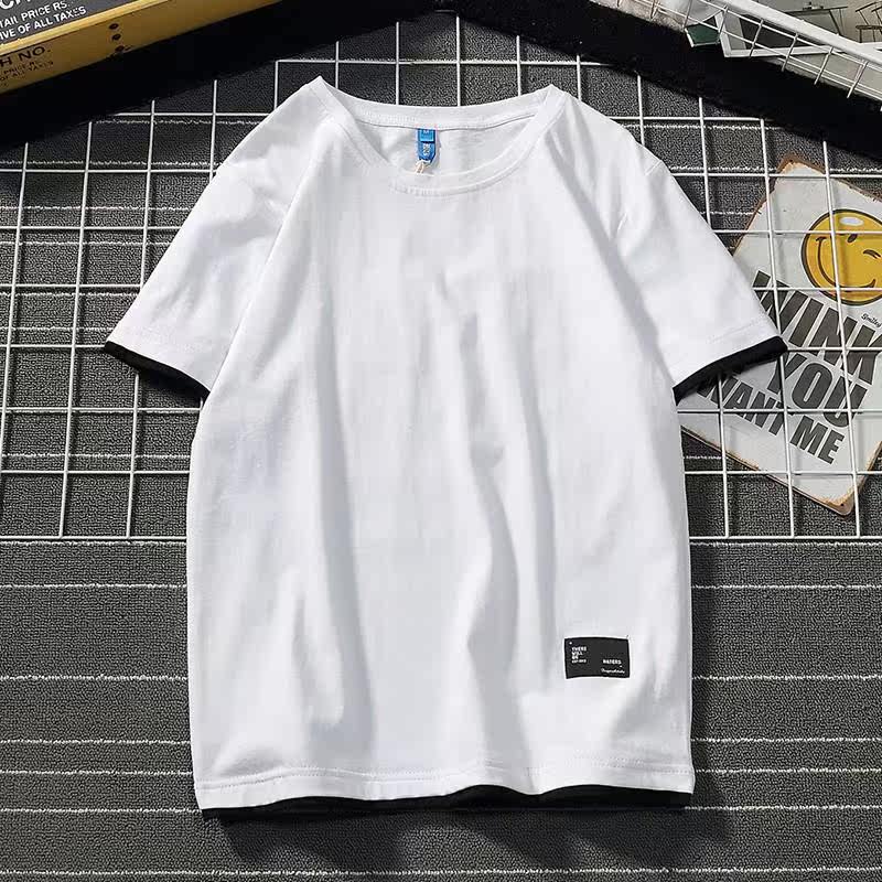 假两件长袖恤女2018新款韩版宽松百搭打底衫女秋天上衣服学生潮|ruв категории Мужская одежда, футболка - от Buy2taobao.com для оказания профессиональной услуги покупки агента Taobao