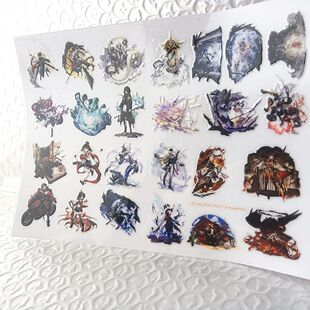 白夜极光镂空立体防水手帐笔贴撕膜留装 饰贴纸UV转印贴水晶标定制