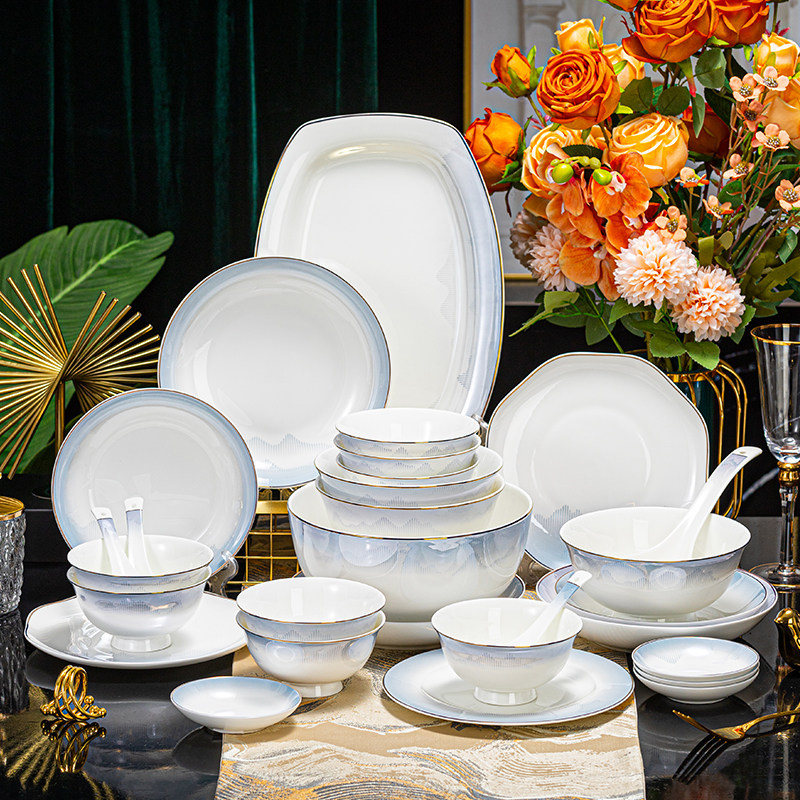 【送礼推荐】顺祥简约骨瓷餐具