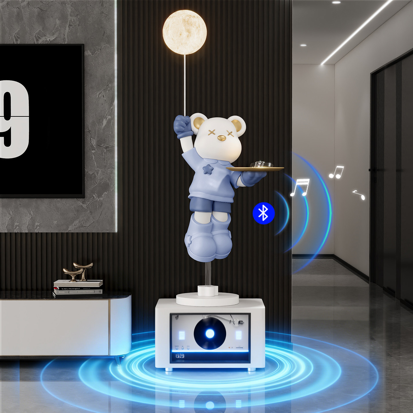 暴力熊K歌音响客厅大型落地摆件电视柜旁边氛围感装饰品蓝牙音响,家居饰品,落地摆件,淘宝优惠券,粉丝福利购,淘宝优惠卷