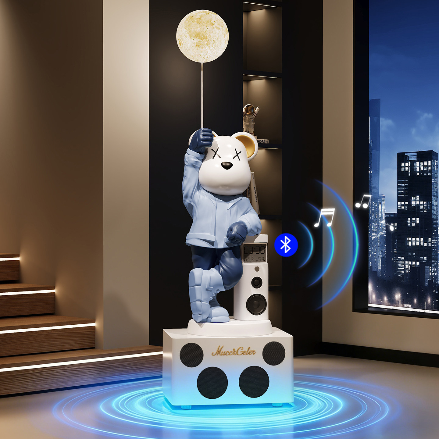 K歌音响暴力熊大型客厅落地装饰摆件电视柜旁边乔迁新居高档礼物,家居饰品,落地摆件,淘宝优惠券,粉丝福利购,淘宝优惠卷