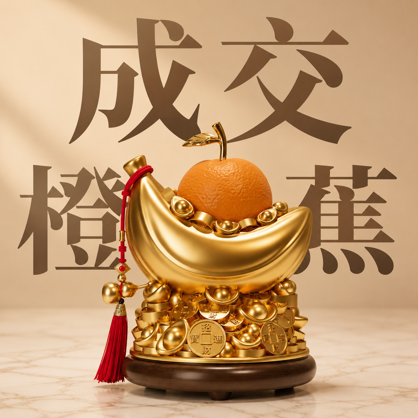 办公室招财好物成交摆件图片