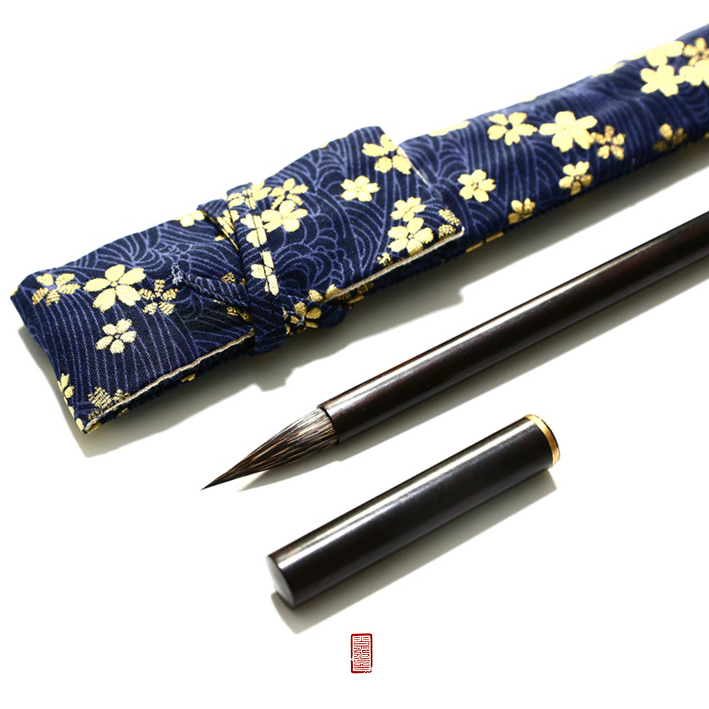 素放斋 紫毫毛笔小楷宣笔纯紫毫工笔画勾线小楷抄写经大中小号毛笔铁