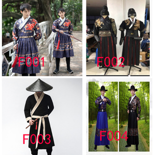 出租男装汉服飞鱼服蟒袍古风年会演出服古装侠客服飞鱼服配饰唐朝
