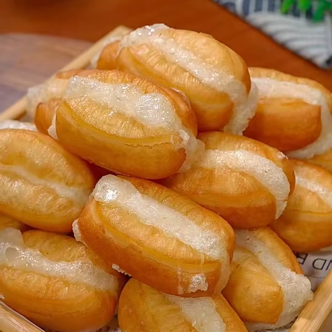 迷你糍粑油条空气炸锅懒人方便油条麻糍速冻半成品送黑芝麻白糖粉