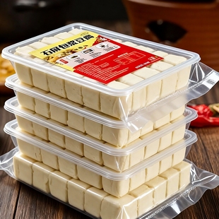 空气炸锅包浆豆腐爆浆小豆腐送辣椒面营养健康石屏臭豆腐商用批发