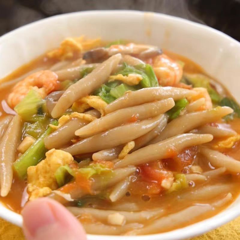 【不含白面粉】面疙瘩粗粮早餐莜面鱼鱼山西特色速食代餐主食凉拌