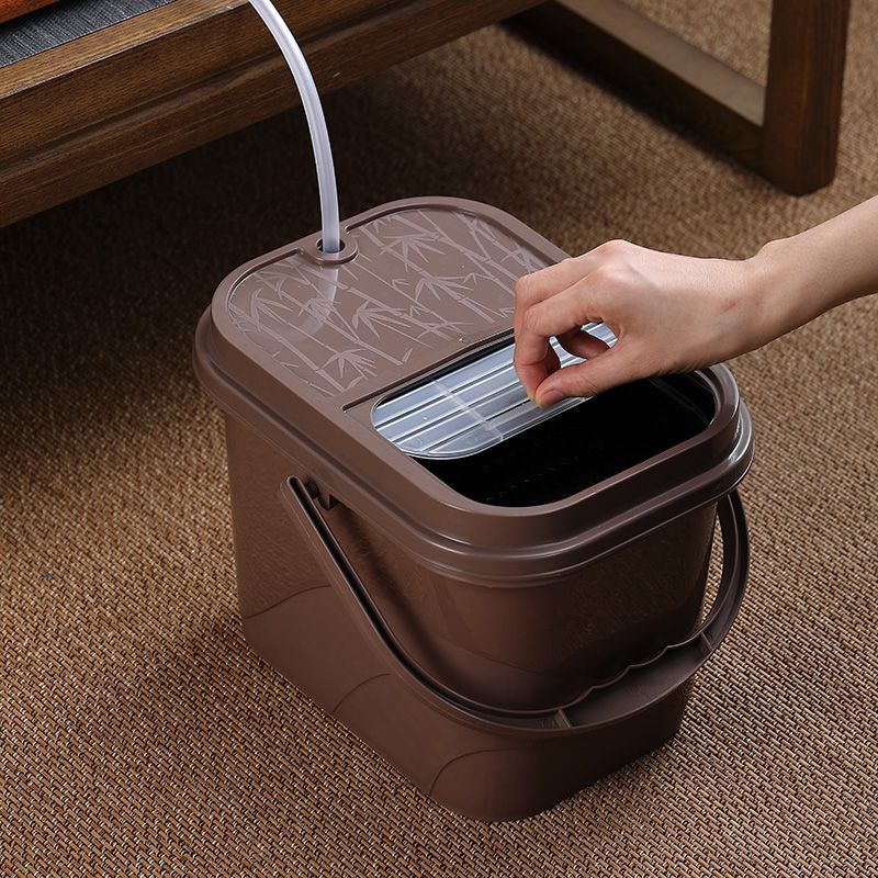 茶渣桶塑料滤茶桶功夫茶具配件茶台茶水废水桶茶几家用客厅茶水桶