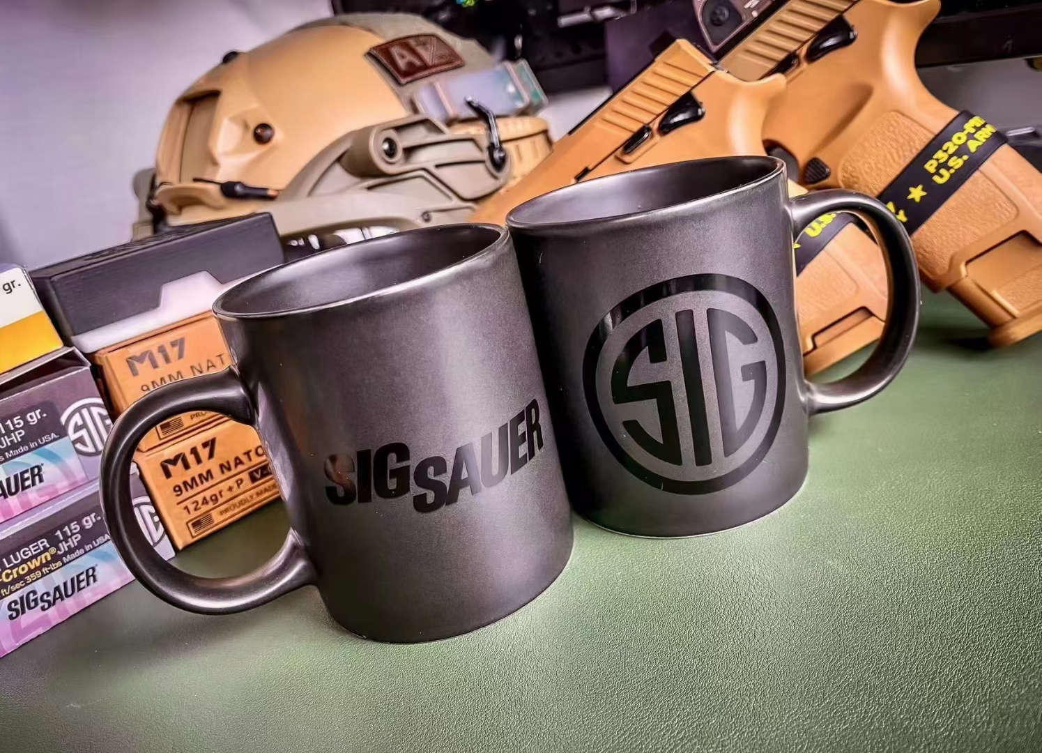 SIGSAUER 西格绍尔马克杯 GEISSELE杯子海外跨境同款