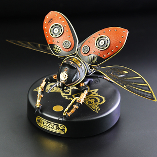 男生初中大学男朋友生日礼物赛博朋克金属机械昆虫新年桌搭摆件