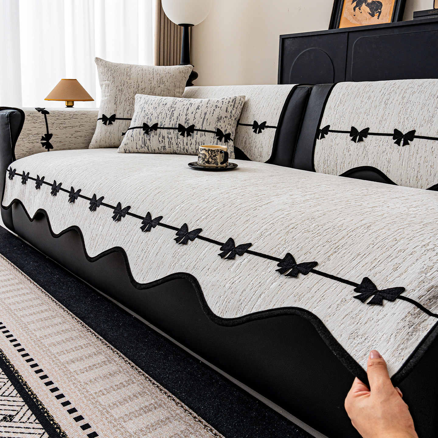 沙发垫四季通用2025新款固定防滑轻奢高级感沙发坐垫套罩盖布巾,居家布艺,沙发垫,淘宝优惠券,粉丝福利购,淘宝优惠卷