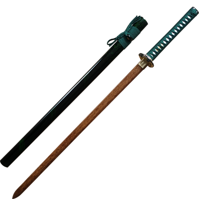 居合道日本剑道唐横木刀训练刀练习实木拔刀术重蚁木收藏刀未开刃