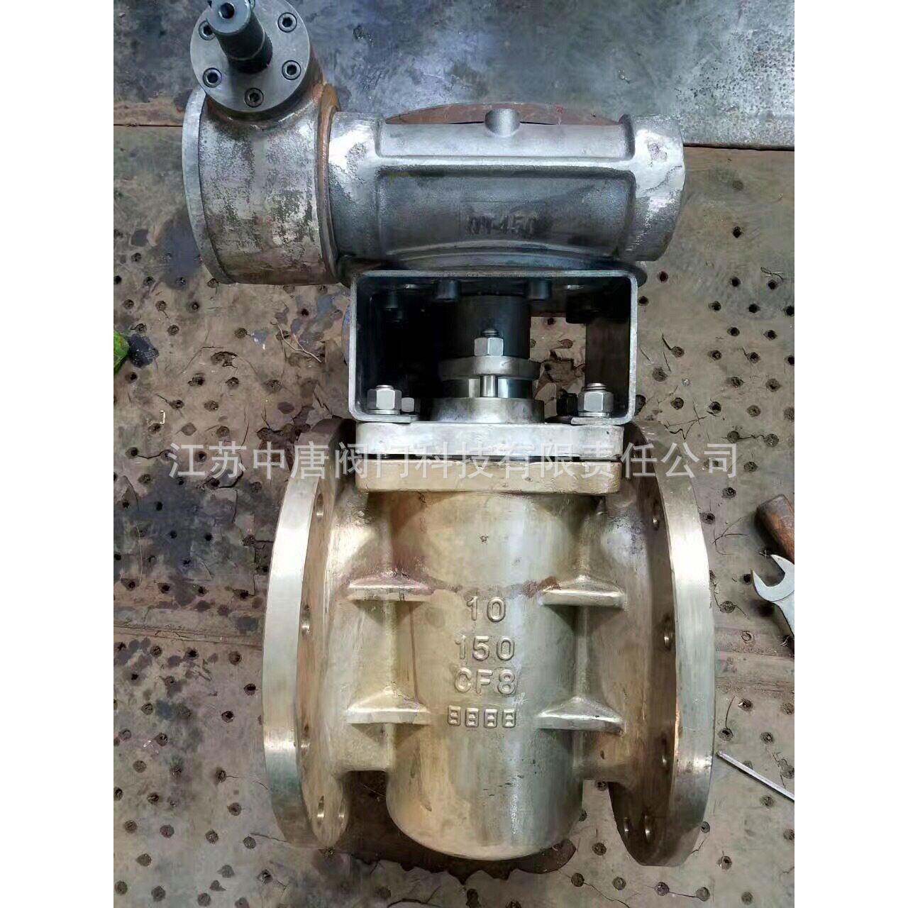 X343F46-150LB-P美标涡轮衬氟旋塞阀 不锈钢衬氟旋塞阀 美标标准