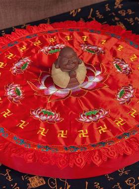 佛堂拜垫拜佛01垫佛具用跪垫莲花蒲团打品坐垫拜禅垫修磕头跪垫