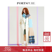 宝姿PORTSPURE女装 初恋氛围感绵羊毛大衣毛呢外套