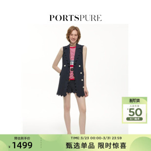 西装 无袖 长马甲连衣裙RT8D043TWP064 春季 宝姿PORTSPURE女装