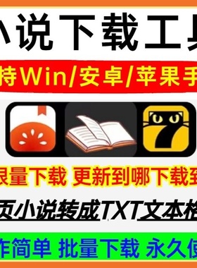 番茄小说txt下载七猫起点网络小说下载TXT格式电脑手机下载器工具